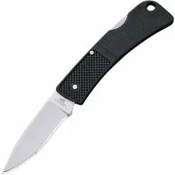 Gerber Knives Gerber 6050 L.S.T. Lockback Folding Pocket Drop Point Blade Knife With Black Lightweight Fiberglass Nylon Handles