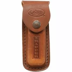 Case XX Knives Case 980 Trapper Case Sheath With Brown Leather Construction