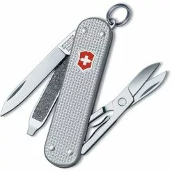 Swiss Army Knives Swiss Army 0622126033X1 Army Folding Pocket Knife With Silver Classic Alox Handle