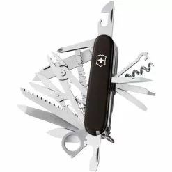 Swiss Army Knives Swiss Army 167953X1 Swiss Champ Pocket Knife With Black Handle
