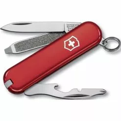 Swiss Army Knives Swiss Army 06163X1 Rally Folding Army Foldin Pocket Knife With Red Handle