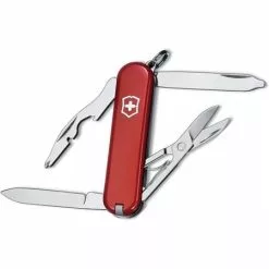Swiss Army Knives Swiss Army 06363033X1 Rambler Compact Army Folding Pocket Knife With Red Handle