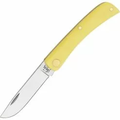 Case XX Knives Case 032 Sodbuster Jr Folding Pocket Knife With Yellow Handle