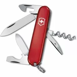 Swiss Army Knives Swiss Army 03603033X1 Tourist Folding Pocket Knife With Red Handle