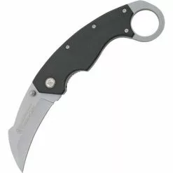 Smith & Wesson Knives Smith & Wesson CK33 Karambit Framelock Folding Pocket Matte Finish Blade Knife With Black G-10 Handles