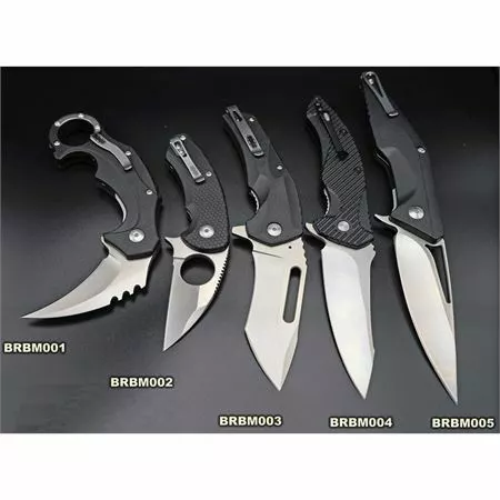Brous Blades Brous M003 Reloader Linerlock Knife With Black Contoured Polymer Handle - Image 2