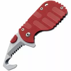 Boker Tree Brand Knives Boker Plus 01BO584 Rescom Red Framelock Folding Pocket Knife With Stainless Construction