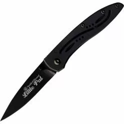 Smith & Wesson Knives Smith & Wesson LPB Little Pal Framelock Folding Pocket Knife With Skeletonized Stainless Handles
