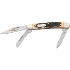 Schrade Knives Schrade 807UH Uncle Henry Junior Folding Pocket Knife With Delrin Stag Handle