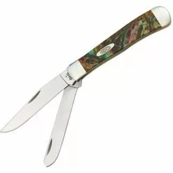 Case XX Knives Case 9254AB Trapper Folding Knives With Abalone Corelon Handle