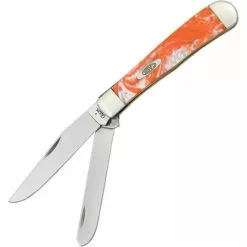 Case XX Knives Case 9254TN Trapper Tennessee Orange Folding Pocket Knives With Corelon Handle