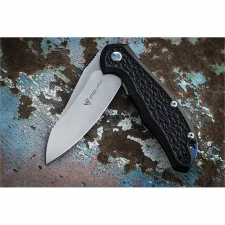 Steel Will Knives Steel Will F2511 MODUS F25-11 Drop Point Linerlock Folding Pocket Knife With Black Textured FRN Handle - Image 4