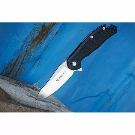 Steel Will Knives Steel Will F2511 MODUS F25-11 Drop Point Linerlock Folding Pocket Knife With Black Textured FRN Handle - Image 3
