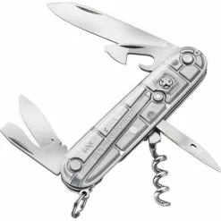 Swiss Army Knives Swiss Army 13603T7X2 Silver Tech Spartan Silver Folding Pocket Knife With Silver Tech Handle