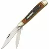 Rough Rider Knives Rough Rider 110 Peanut Folding Pocket Knife With Amber Bone Handle