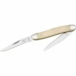 Rough Rider Knives Rough Rider 127 Muskrat Folding Pocket Knife With White Bone Handle