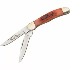 Rough Rider Knives Rough Rider 293 Tiny Copperhead Folding Pocket Knife With Red Bone Handle