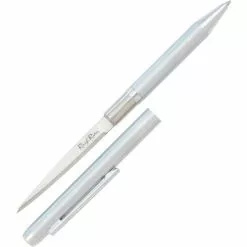 Rough Rider Knives Rough Rider 612 Ink Pen Knife Silver With Silver Finish Body