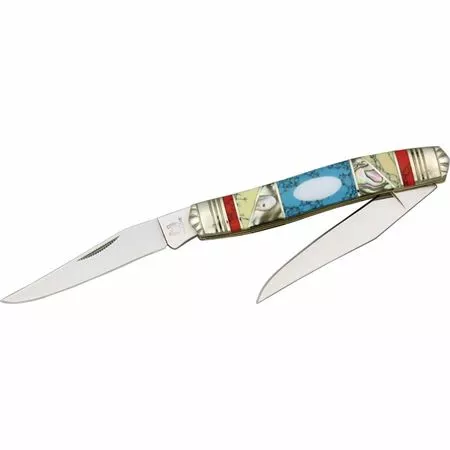 Rough Rider Knives Rough Rider 910 Stoneworx Muskrat Folding Pocket Knife With Stainless Steel Construction