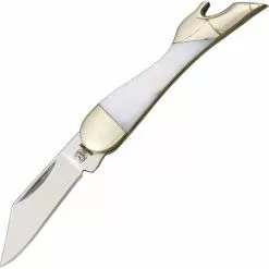 Rough Rider Knives Rough Rider 937 Mini Leg Folding Pocket Knife With White Pearl Handle
