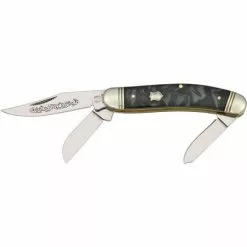 Rough Rider Knives Rough Rider 959 Gentelman's Stockman Folding Pocket Knife With Mignight Swirl Snythetic Handle