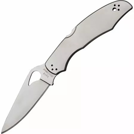 Byrd Brand Knives Byrd 03AP2 Cara Cara 2 Lockback Folding Stainless Pocket Clip Knife With Stainless Handles