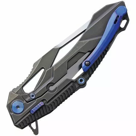 Rike Knives Rike M1DG M1 Framelock Knife With Dark Gray Stonewash Handle - Image 2