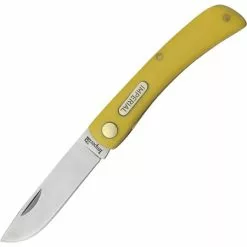 Schrade Knives Imperial Schrade 22Y Sodbuster Folding Pocket Knife With Yellow Composition Handle