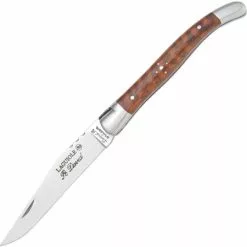 Robert David Knives Robert David 090602 Laguiole Folding Pocket Knife With Snakewood Handle