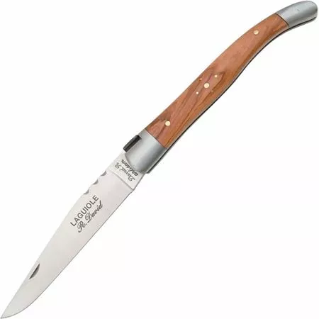 Robert David Knives Robert David 90911 Laguiole Folding Pocket Knife With Olive Wood Handle
