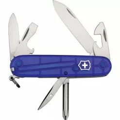 Swiss Army Knives Swiss Army 14603T2RX2 Tinker Translucent Folding Pocket Knife With Translucent Sapphire Handle