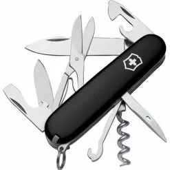 Swiss Army Knives Swiss Army 137033033X1 Climber Folding Pocket Knife With Black Handle