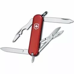 Swiss Army Knives Swiss Army 06365033X1 Manager Red Folding Pocket Knife With Keyring