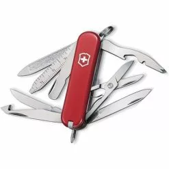Swiss Army Knives Swiss Army 06385X1 Mini Champ Red Folding Pocket Knife With Red Handle