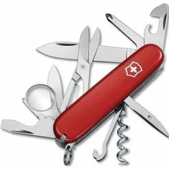 Swiss Army Knives Swiss Army 16703033X1 Explorer Folding Pocket Knife With Red Handle