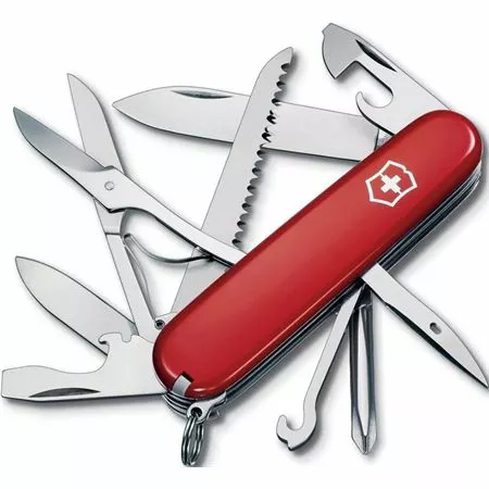 Swiss Army Knives Swiss Army 14713033X2 Fieldmaster Red Folding Pocket Knife With Red Handle