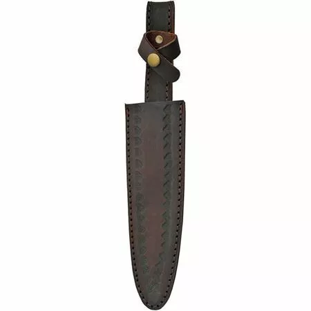 Damascus Knives Damascus 1077 Dirk Fixed Damascus Steel Dagger Blade Knife With Brown Wood Handle - Image 5