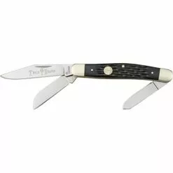 Boker Tree Brand Knives Boker 110725 Tree Brand Stockman Pocket Knife With Black Jigged Bone Handle