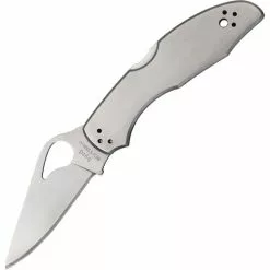 Byrd Brand Knives Byrd 04P2 Meadowlark 2 Lockback Folding Stainless Pocket Clip Knife With Stainless Handles