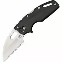 Cold Steel Knives Cold Steel 20LTS Tuff Lite Lockback Folding Pocket Stainless Blade Knife With Black Griv-Ex Handles