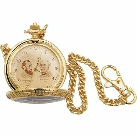 Infinity Pocket Watches 38 Confederate Generals Watch With Sculpted Cast Metal Case - Image 5