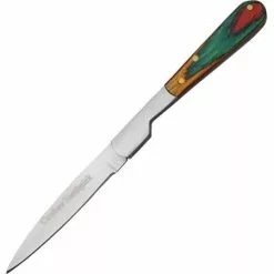 China Made 212071CB Cowboy Toothpick Blade Knife With Multi-color Wood Handle