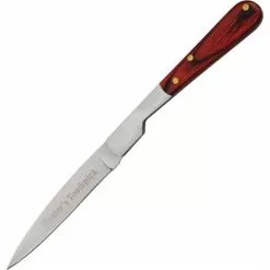 China Made 212071HT Stainless Blade With Hunter's Toothpick Knife With Red/Brown Handle