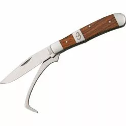 Cattlemans Cutlery Cattlemans 0067RW2 Stockyard Farriers Companion Folding Knife With Rosewood Handle