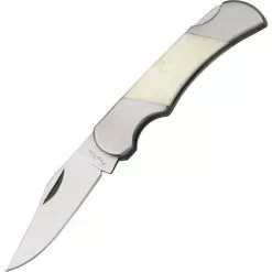 Rough Rider Knives Rough Rider 1339 Pinto II White Lockback Folding Pocket Knife