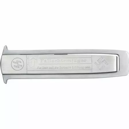 China Made MI1944 Paratrooper Dagger Fixed Blade Knife With German Artwork And Stainless Handle - Image 4