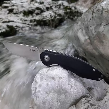 MKM Maniago Knife Makers Maniago Knife Makers V026 Timavo Linerlock Knife Viper Black - Image 3