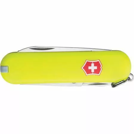 Swiss Army Knives Swiss Army 26223808RX1 Classic SD Army Folding Knife With Yellow StayGlow Handle - Image 3