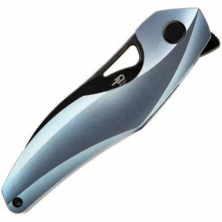 Bestech Knives Bestech T2003B The Reticulan Framelock Knife Blue - Image 2