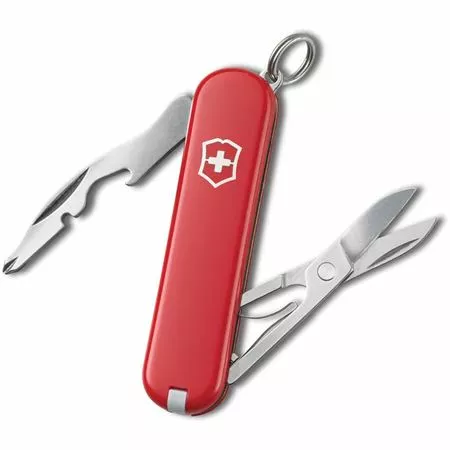 Swiss Army Knives Swiss Army 06263X1 Victorinox Jetsetter Swiss Army Knife With Red Handle
